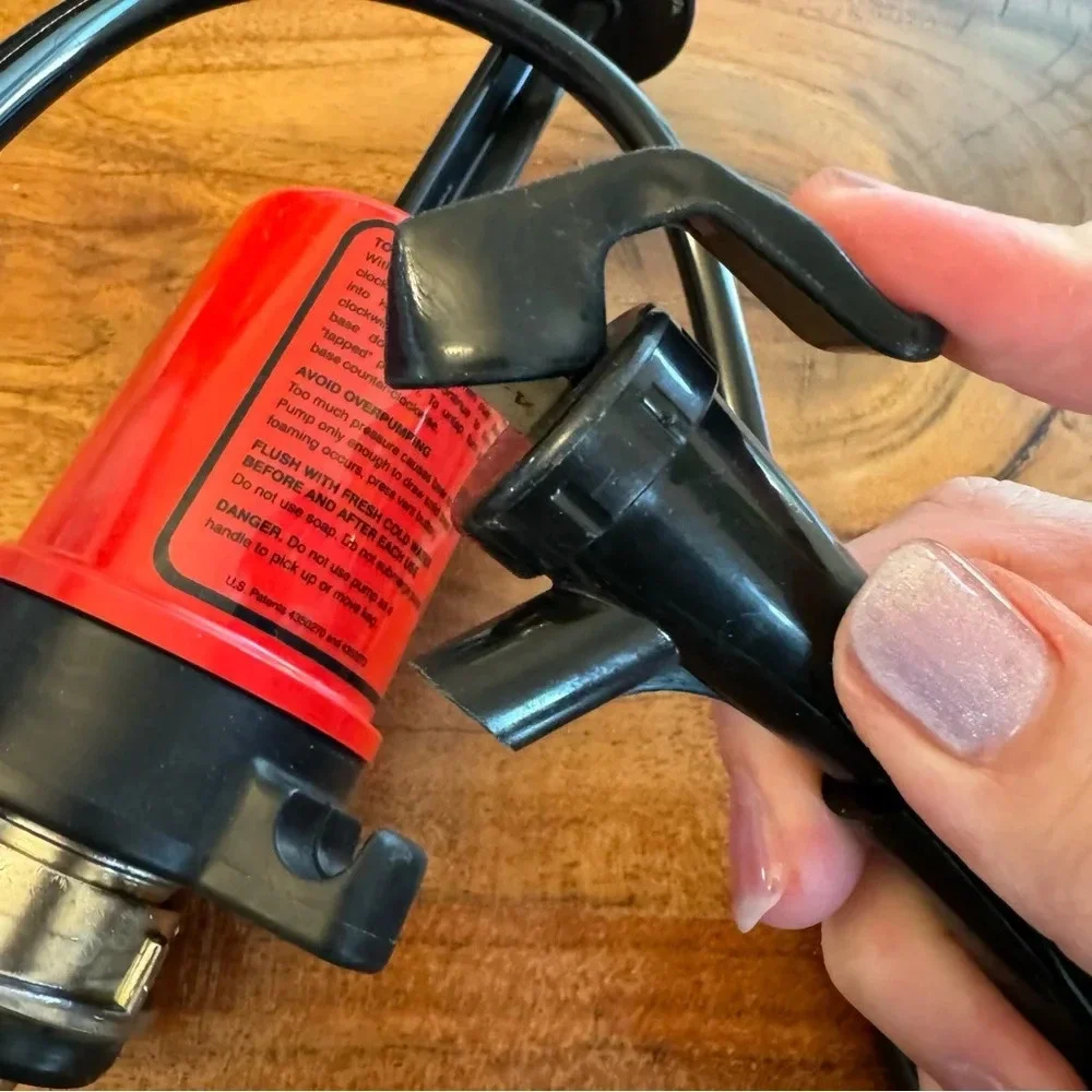 Keg Pump Red